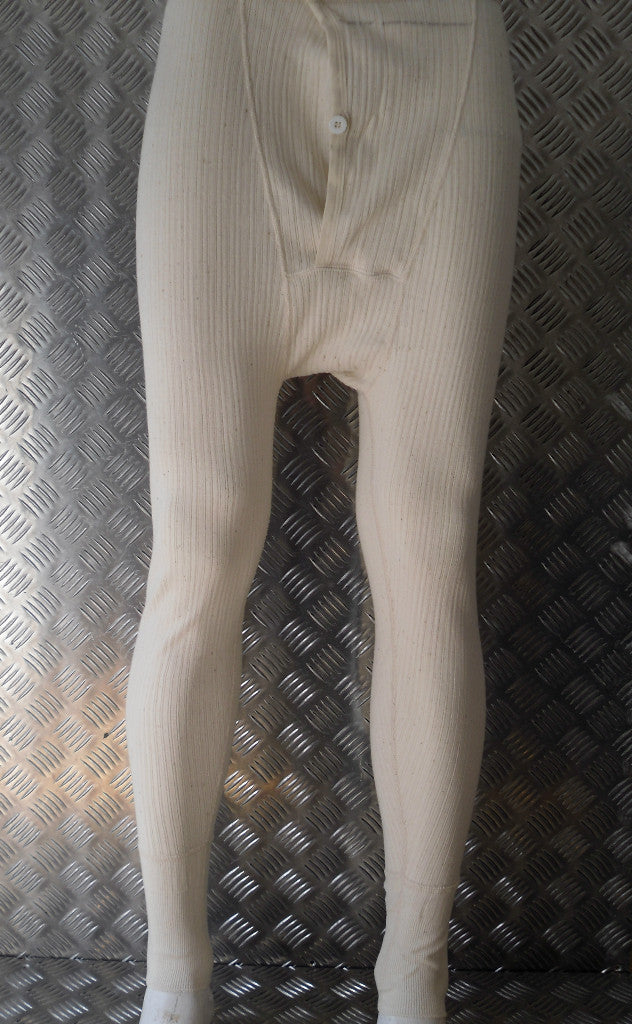 Genuine Swedish Army Cold Weather Ribbed Thermals / Long Johns - All sizes - NEW
