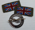 ATC Cap Badge (Air Training Corps) & UK Shoulder / Arm Flags