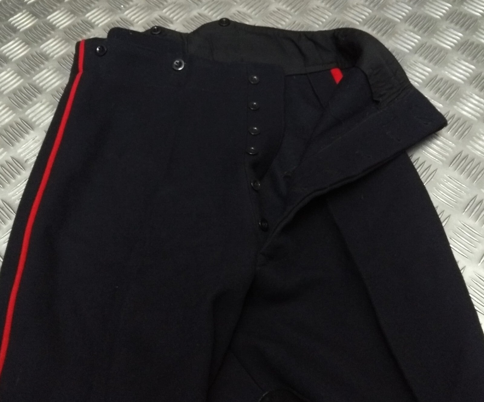 No1 Dress Breeches British Army Issue The Blues and Royals Red Pipe Stripes