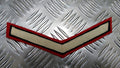British Army Lance Corporal Rank Stripe / Chevrons / Badges Ceremonial - NEW
