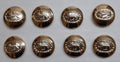 Royal Anglian Regiment No2 Ring Back Button Set British Army Insignia O/R