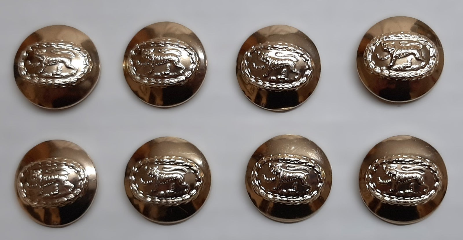Royal Anglian Regiment No2 Ring Back Button Set British Army Insignia O/R