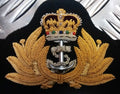 Genuine British Royal Navy Officers, CPO Chief Petty Officer, PO Peaked Dress Cap & Hat - All sizes