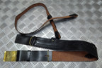 Leather Sam Browne Belt & Cross Straps With Plate Buckle Hobson & Sons Sample