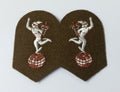 No2 FAD Dress Royal Corps of Signals Style Insignia Collar Sew on Patches