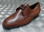 Hobson Dress Shoe Lightweight Uniform Issue Formal Brown Leather Moulded Sole
