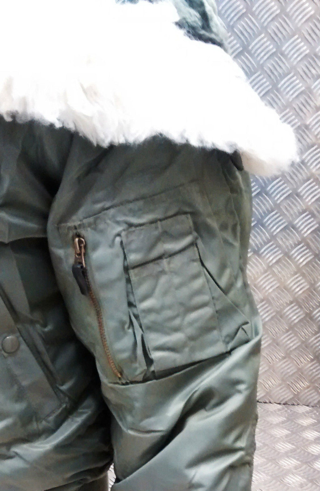 N2B US Military Snorkel Flight Bomber Jacket GREEN - NEW