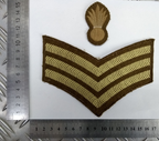 Grenadier Guards Sergeant Chevron & Grenade Patch Genuine British Army