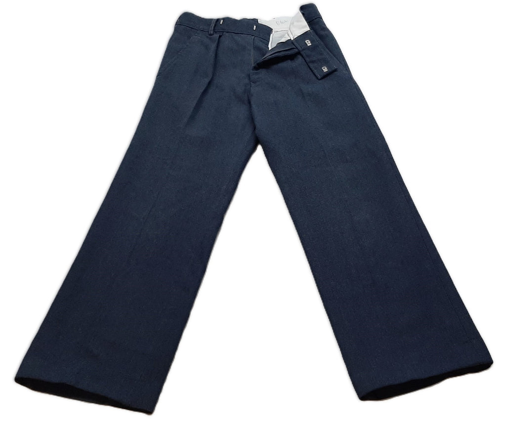Vintage Trousers RAF Royal Air Force Blue Grey Colour Older Pattern Air Force W28"