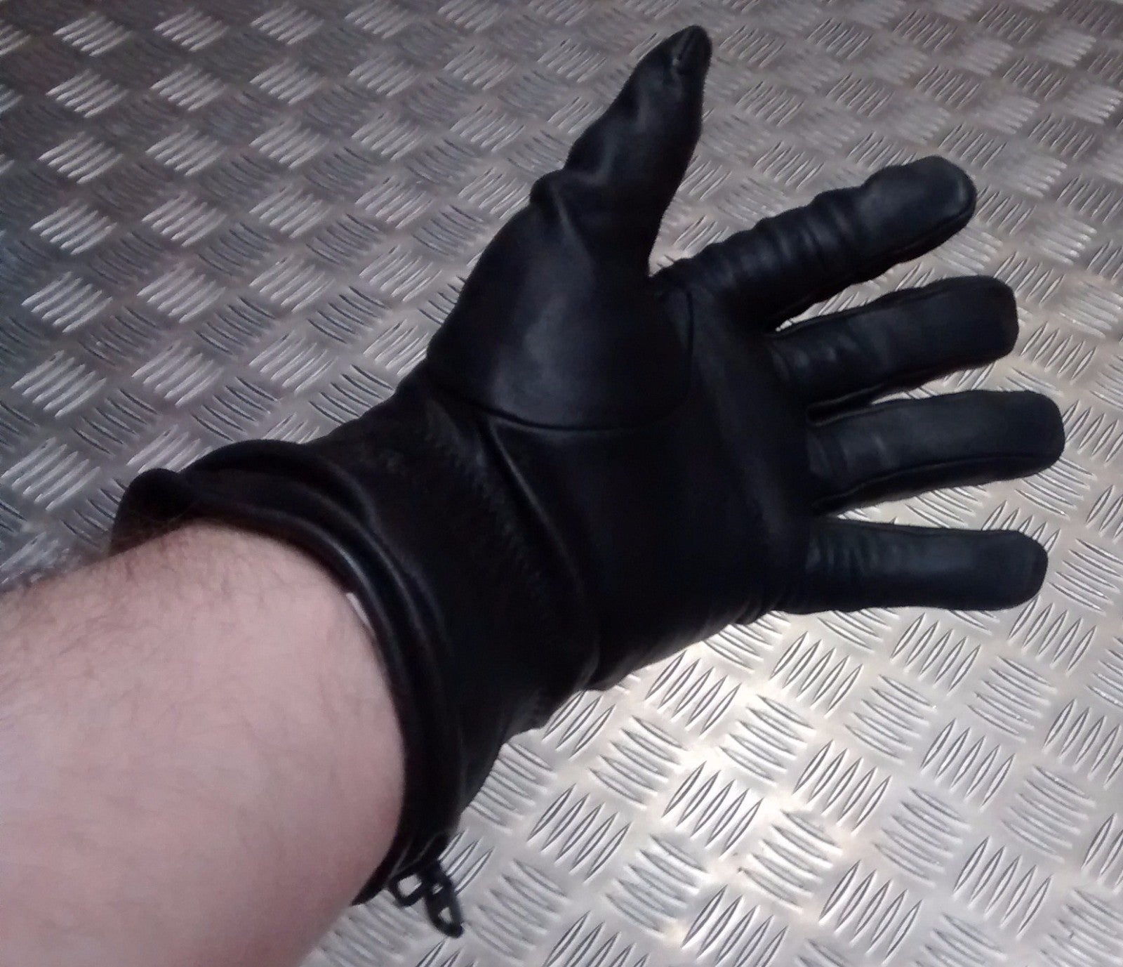 Genuine British Black Leather Combat Gloves MK2 MVP- All Sizes- NEW