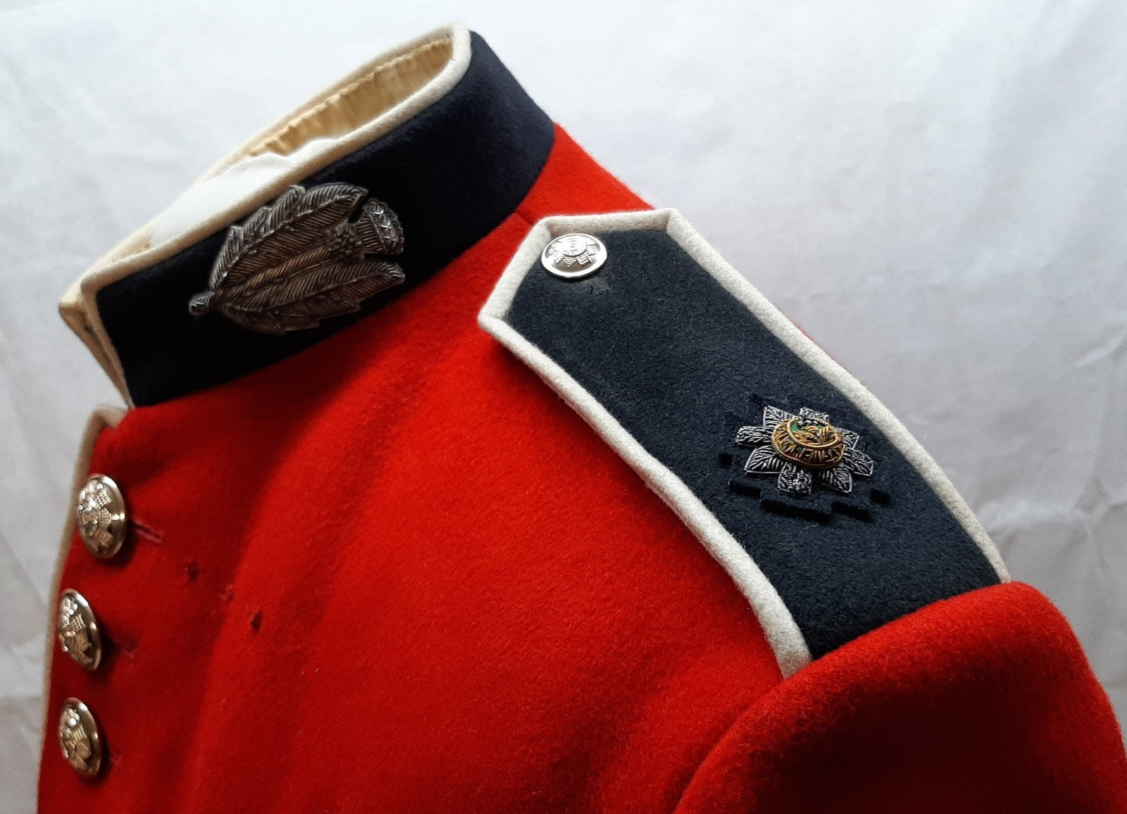 British Army Red Tunic 1st Battalion Scots Guards CQMS SGTS SG Jacket Chest 43.5