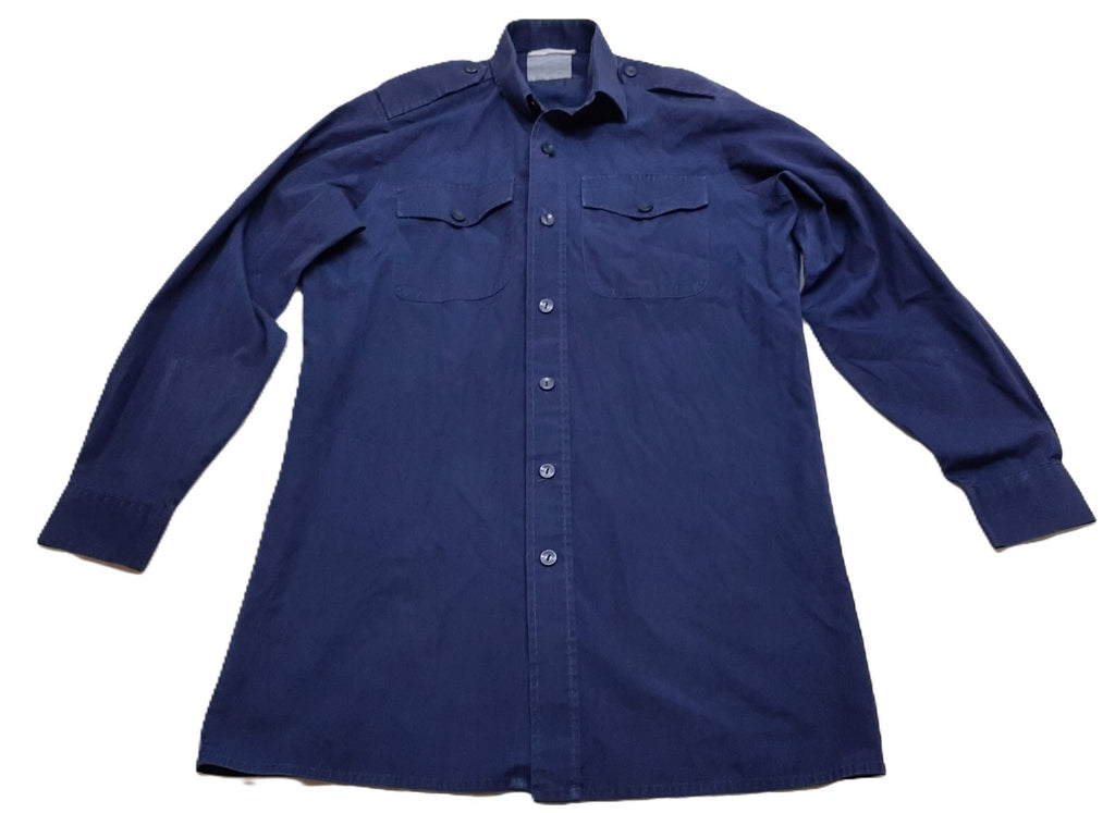 RAF Royal Air Force Shirt Working Long Sleeve Army/Royal Air Force Blue Grey Colour