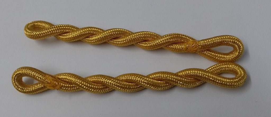 Shoulder Cords Issue 1/4" Cord 5 1/2" Long Single Twist Made In The UK