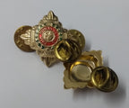 Officers Rank Pips ¾" Bath Stars Tria Juncta In Uno Genuine British NEW
