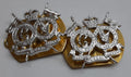 QRL Collar Badges British Army Queens Royal Lancers Other Ranks Insignia 1 Pair