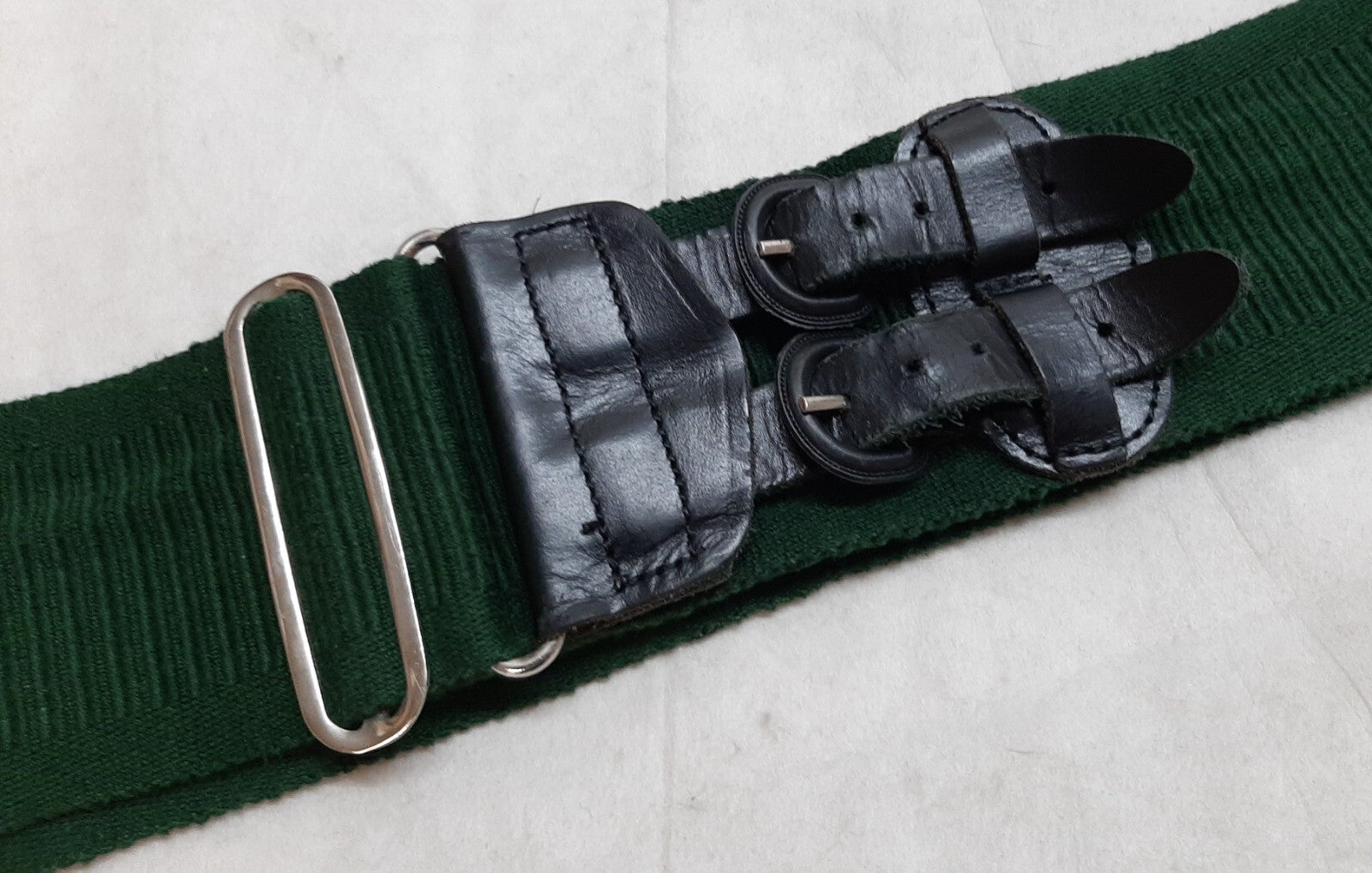 Light Infantry Stable Belt British Pattern Rifle Green 75mm Size Medium