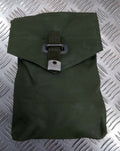 Genuine Vintage Swedish Green Vinyl PVC Side Utility Ammo Pouch