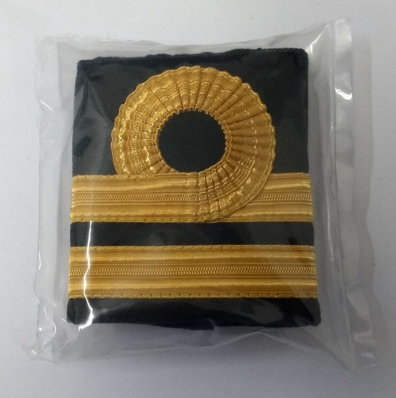 Genuine British Issue Royal Navy Lieutenant Gold Lace Rank Slides RN