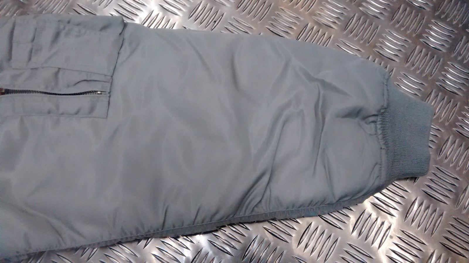 MA2 CWU US Military Style Bomber Jacket Silver/Grey - NEW