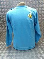 ATC Chaplain Jumper Sweatshirt Army Long Sleeve Light Blue with Badge Large NEW