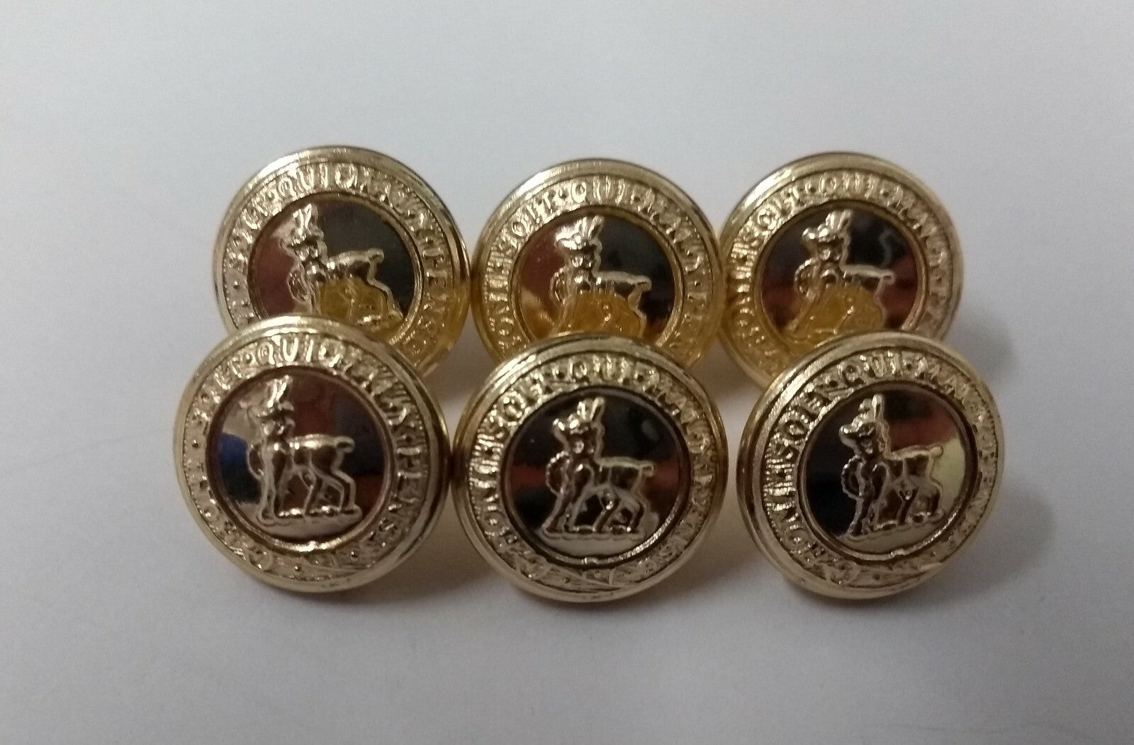 Genuine British Army Issue The Royal Regiment of Fusiliers Dress Cap Buttons 22L