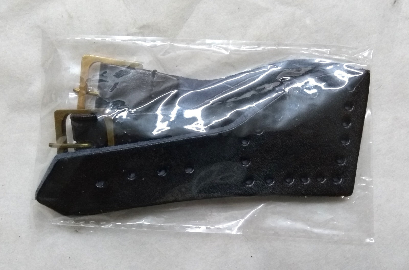 Mess Foot Straps Leather British NCO Brass Buckle HCav Cavalry Pattern