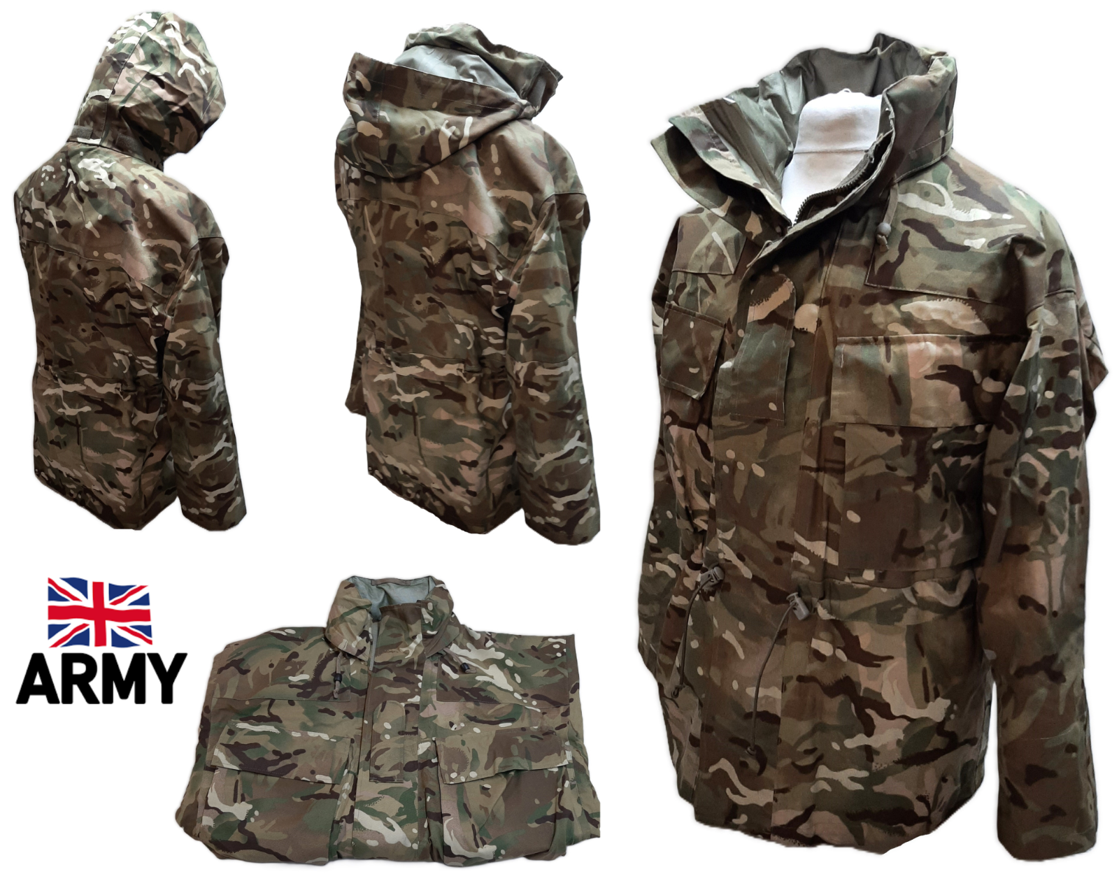 MTP Smock British Forces MultiCam MVP Petroleum Protective IRR Hooded Jacket