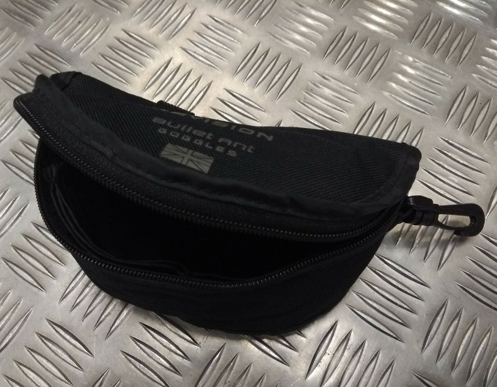 Genuine Army Issue Revision Bullet Ant Ballistic Protective Goggles Soft Case