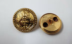 Genuine Issue Navy Eagle and Anchor Insignia Ring Back Buttons X2