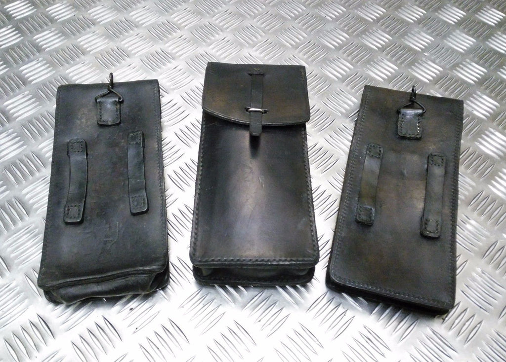 Genuine Vintage Issue Large Leather Ammo / Utility Pouch / Medic Pouch