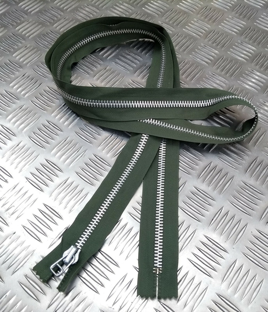 Genuine British YKK 177cm Closed End Green Zip Zipper Heavy Duty