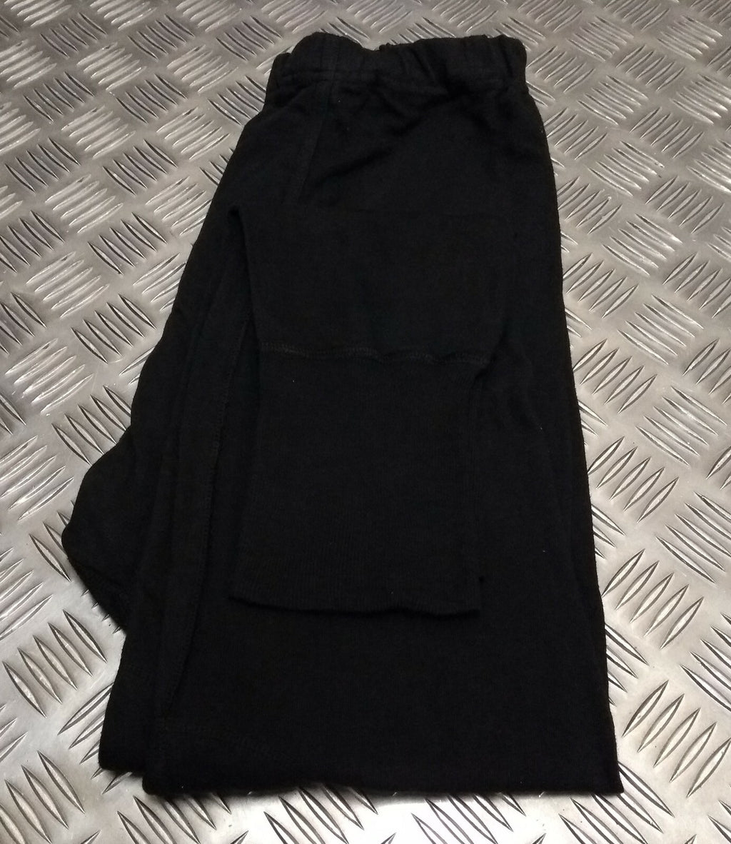 Genuine German Army Issue Cold Weather Thermals / Long Johns Over Dyed Black