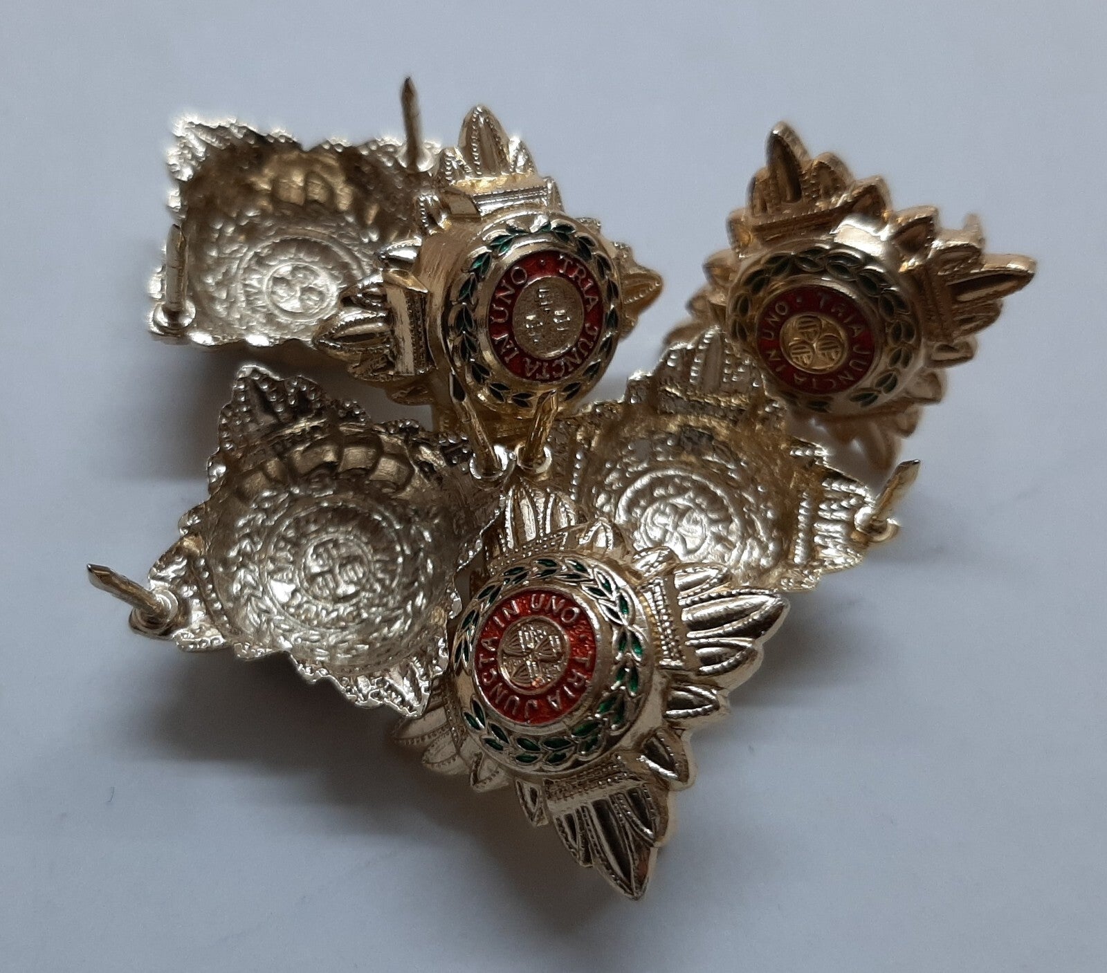 Army Rank Stars British Bath Pips Officer X6 Assorted Batch no Fittings