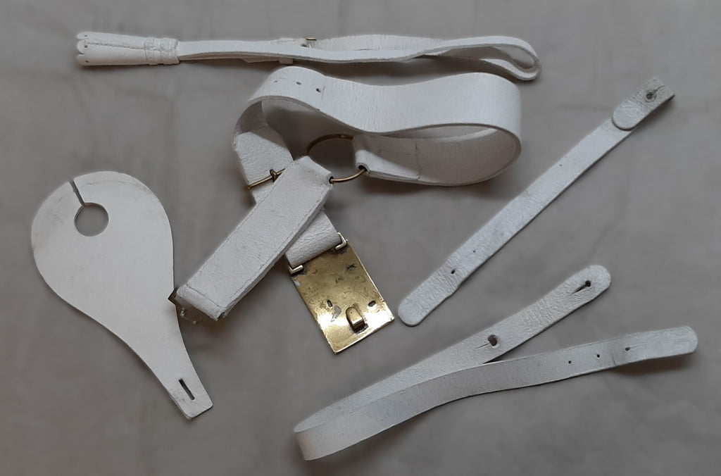 Cavalry Belt Buff Leather HCav Set Knot Hilt & Strap British