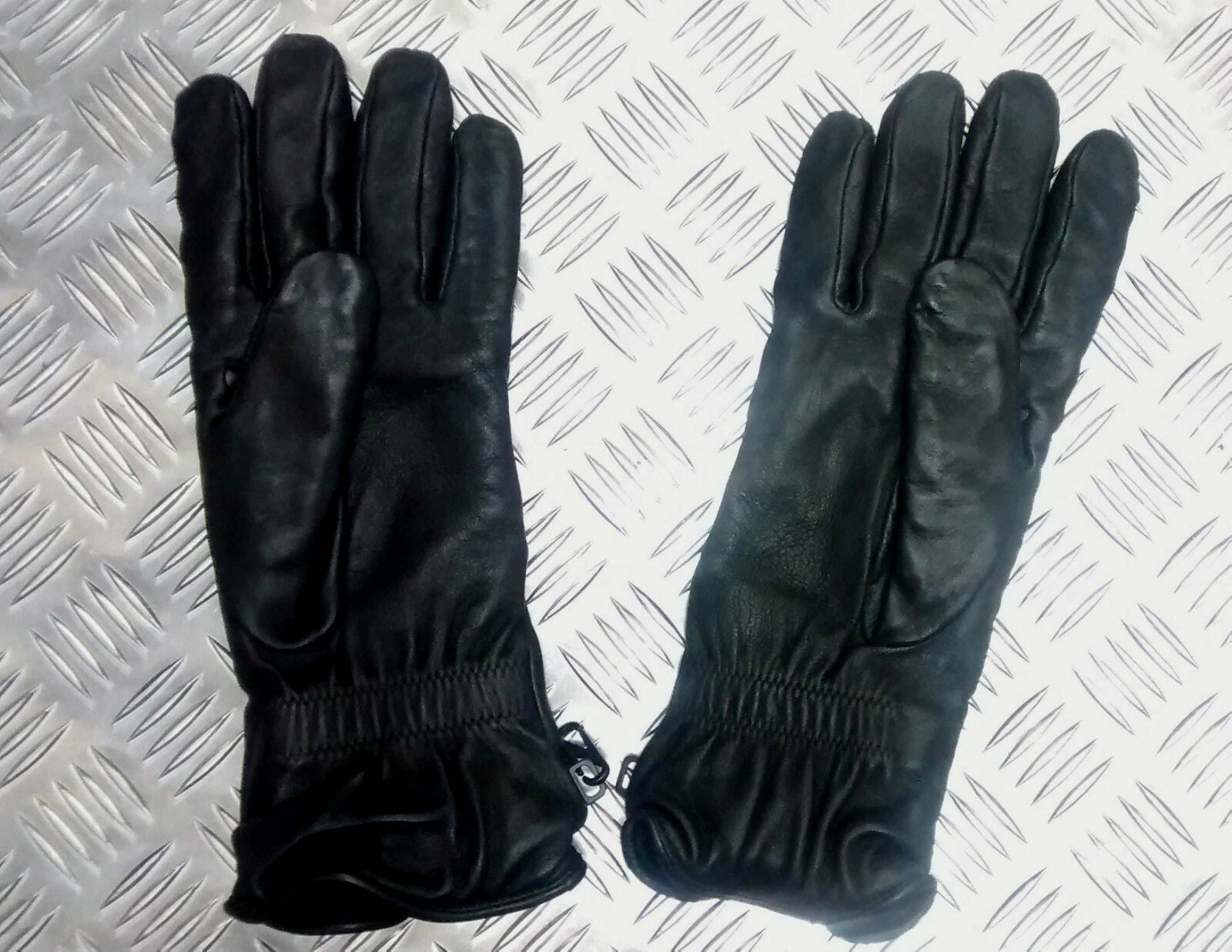 British Black Leather Combat Gloves MK2 MVP- Odd Pair