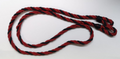 Royal Army Ordnance Corps RAOC Black & Red 3 ply single cord Lanyard