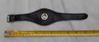 Rifles Egypt Wrist Strap British Army Gold Coloured Insignia Brown Leather Strap