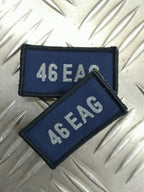 Air Force 46 EAG (Expeditionary Air Group) RAF Royal Air Force TRF Badges 1 Pair