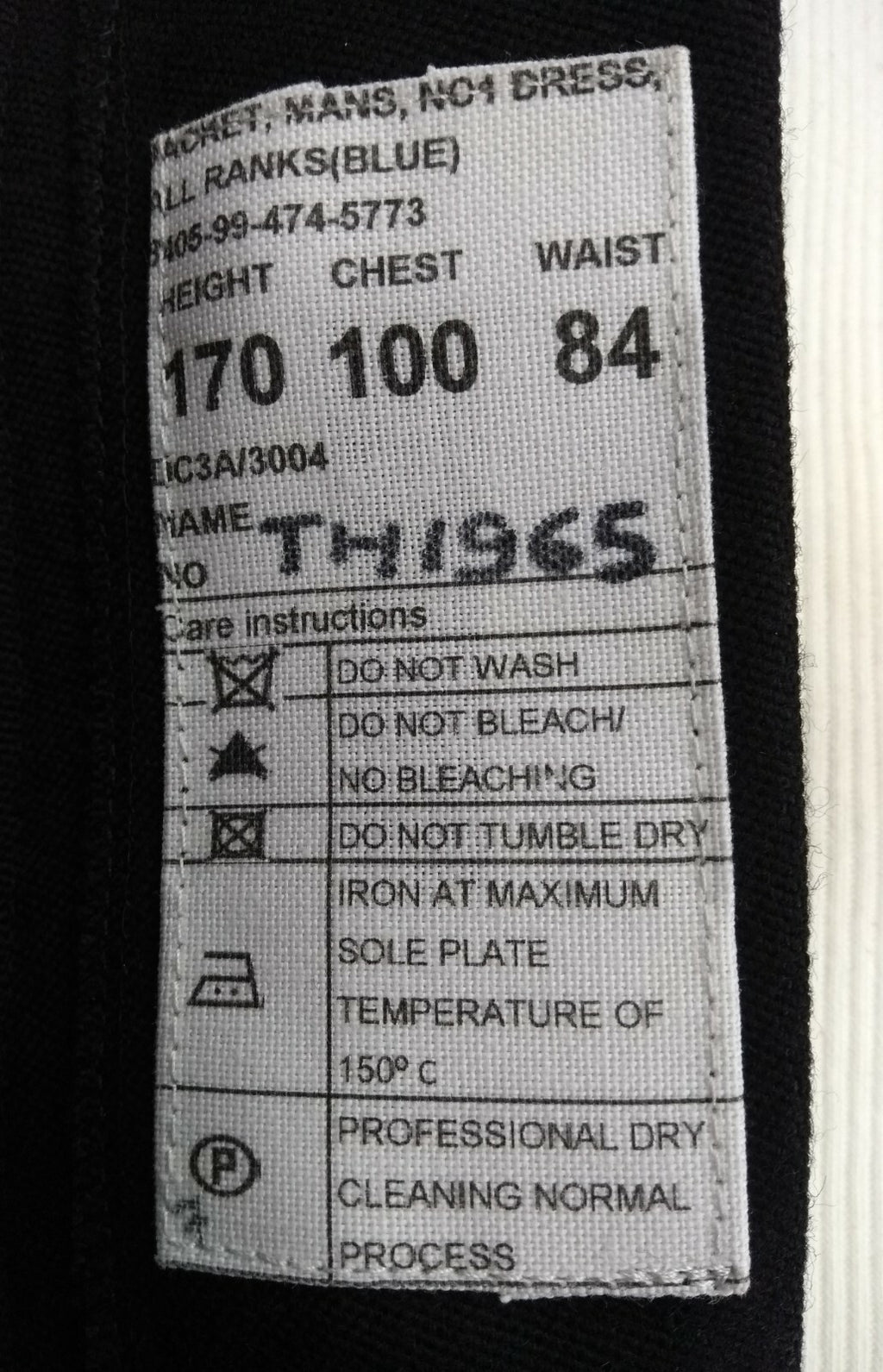 British Army No1 Jacket Blues Corporal Gurkha Engineers PTI
