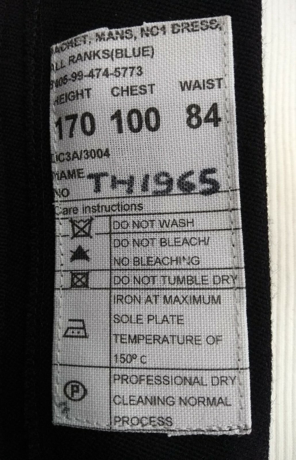 British Army No1 Jacket Blues Corporal Gurkha Engineers PTI