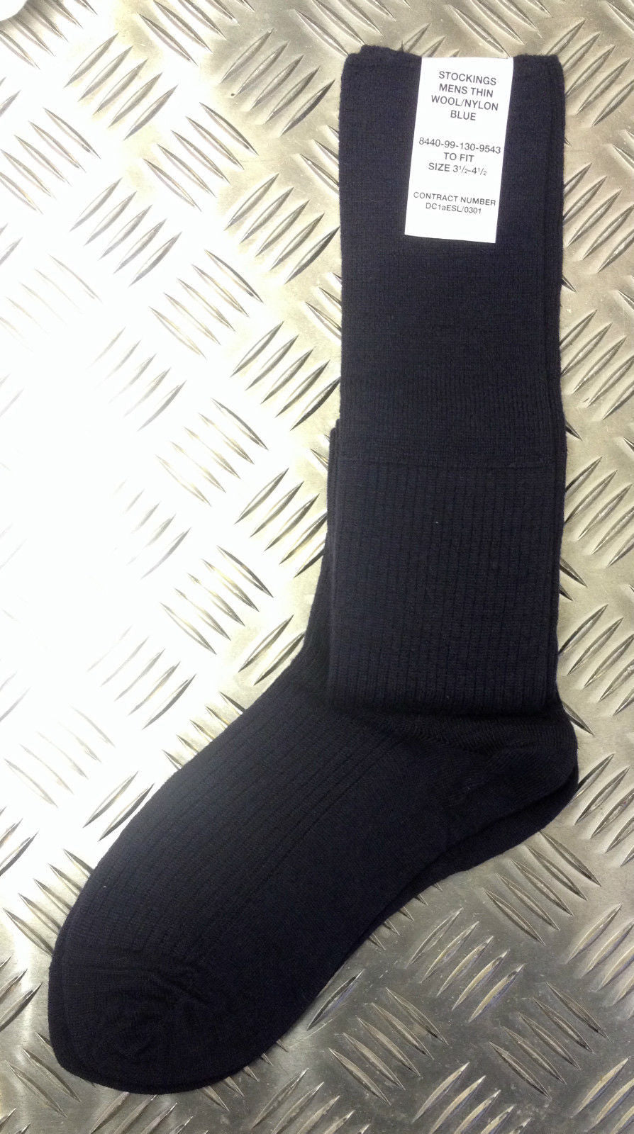 Genuine British Army Wool / Nylon - NAVY Long Thin Socks Stockings Lot BRAND NEW