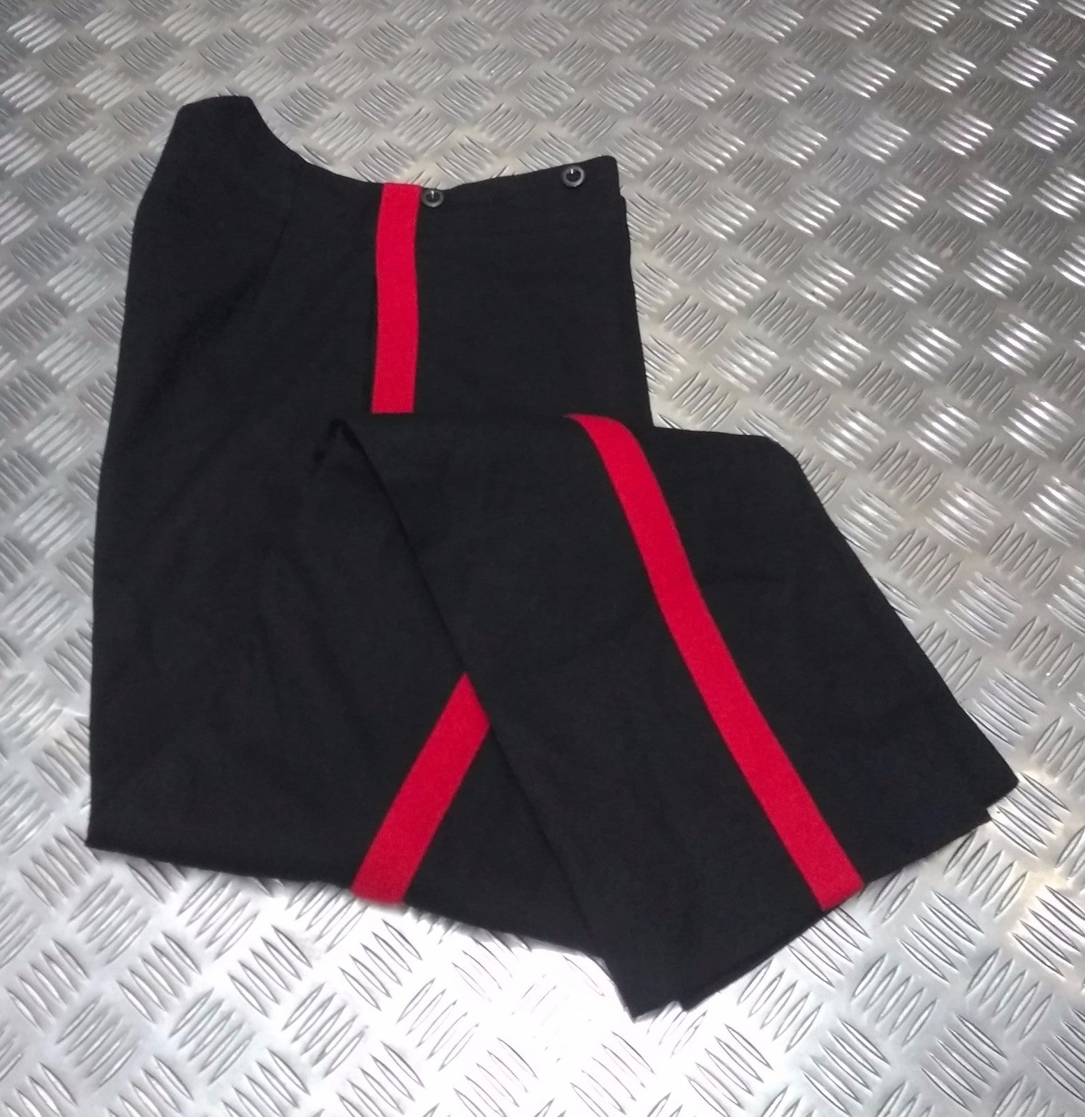 No1 Dress Trouser Single 1" Red Stripes A/O Ranks British Pattern All Sizes