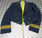 RAF Royal Air Force Vintage Mess Jacket OFC with Braided Cuffs Airforce Blue Grey Colour