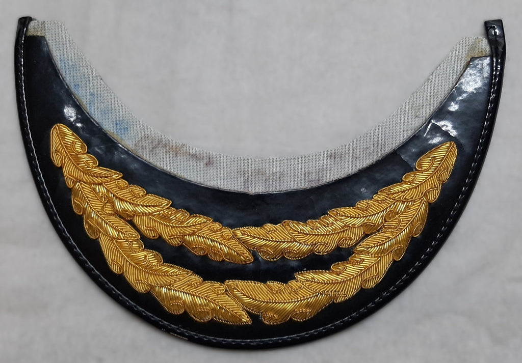 General Officer Peak British and 2 Row Oak Leaf Gold Wire Sprig Sample