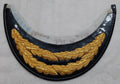 General Officer Peak British and 2 Row Oak Leaf Gold Wire Sprig Sample