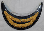 General Officer Peak British and 2 Row Oak Leaf Gold Wire Sprig Sample