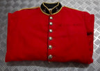 British Army Red Tunic Bandsman's R.SIGS Band With Badges Good Size