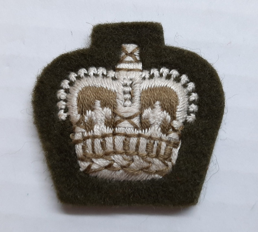 NCO's Khaki Crown 5/8" Household Cavalry and Blues & Royals HCav Queens Crown