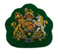 Mess Kit Badge WO1 Green British Hand Embroidered Insignia Arm Patch