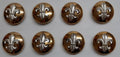 The Duke of Lancaster's Regiment No2 Ring Back Buttons British Army Insignia O/R